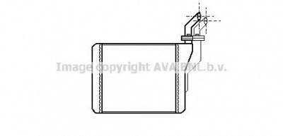 AVA QUALITY COOLING ol6181 -  Теплообменник, отопление салона
